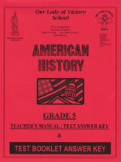 American History Manual & Answer Keys